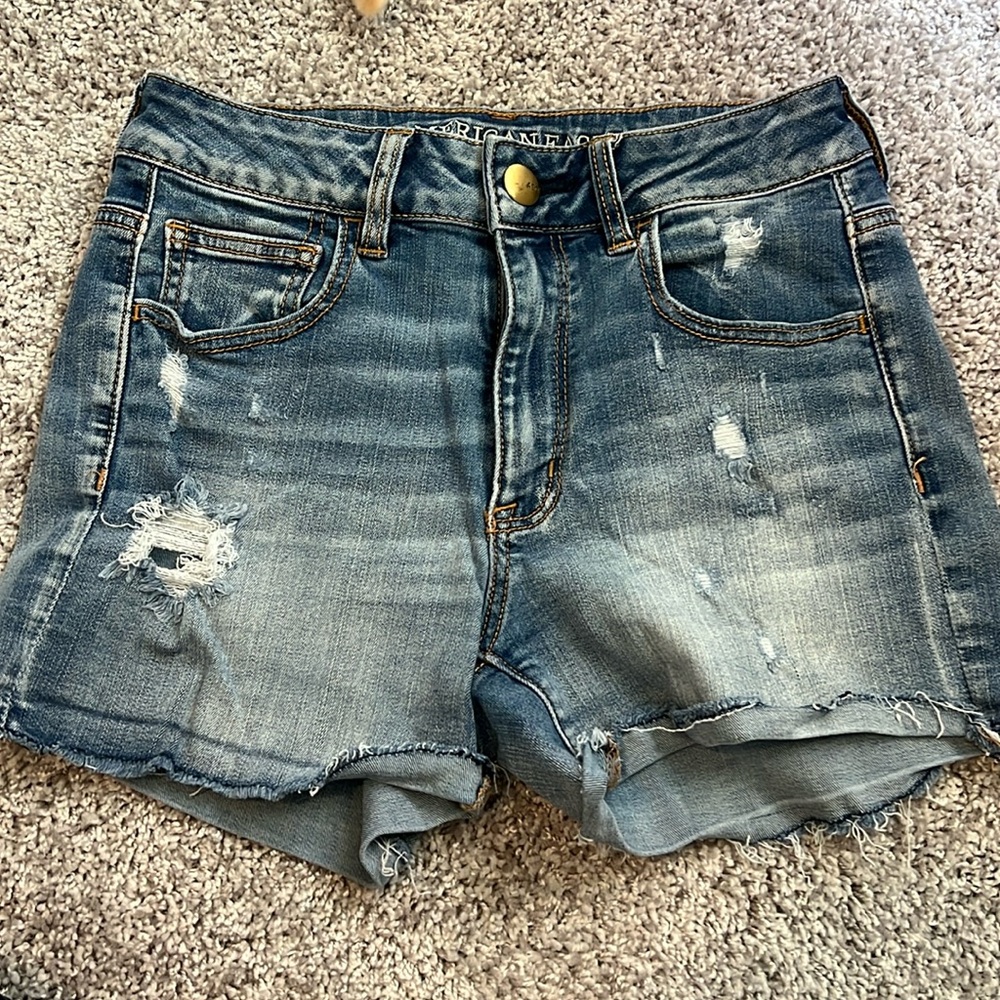 American Eagle High Rise Shorts sz 6